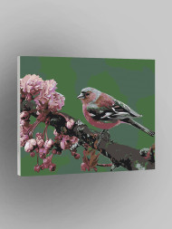 Raqamlar bo&#039;yicha rasm &quot;Filialdagi qush&quot;