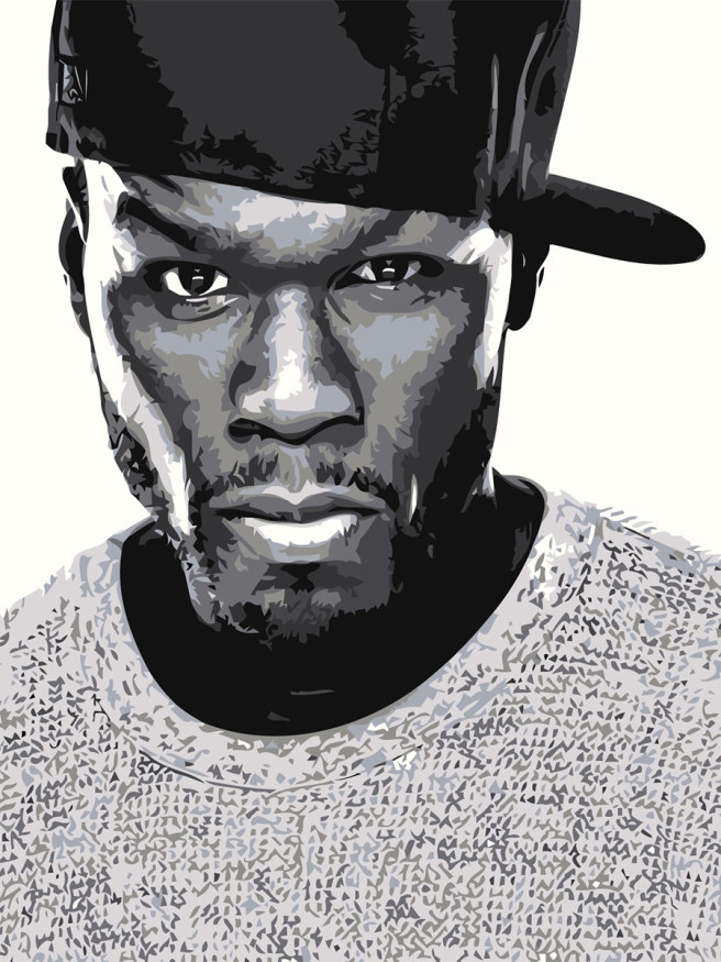 Raqamlar bo&amp;#039;yicha rasm &amp;quot;50 Cent&amp;quot;