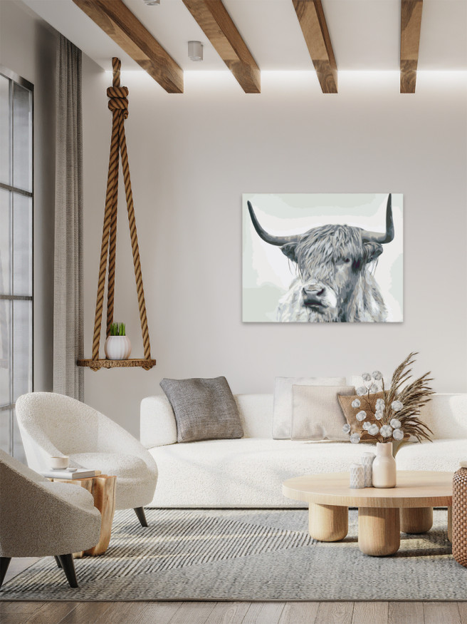 Картина по номерам &amp;quot;Серый бизон&amp;quot;