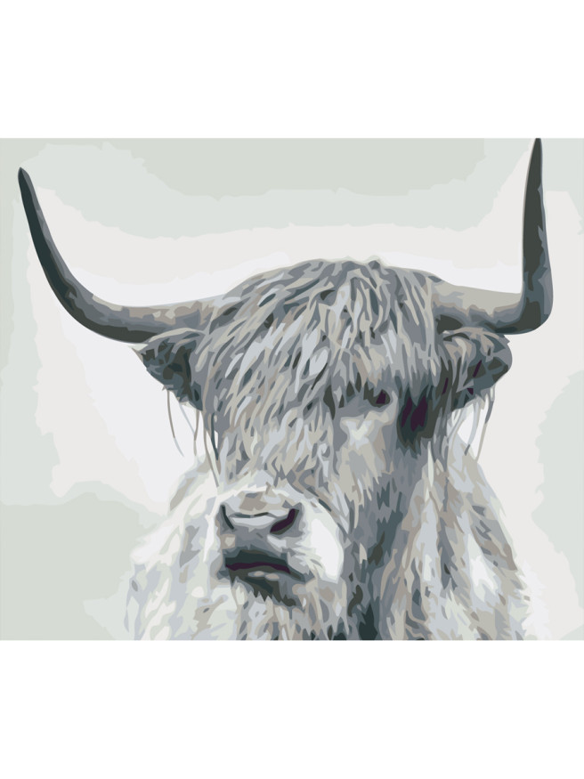 Картина по номерам &amp;quot;Серый бизон&amp;quot;