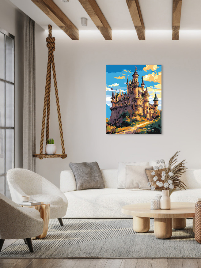 Raqamlar bo&amp;#039;yicha rasm &amp;quot;Katta qal&amp;#039;a&amp;quot;