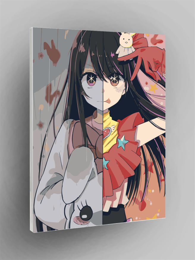 Raqamlar bo&amp;#039;yicha rasm &amp;quot;Hoshino Ai&amp;quot;