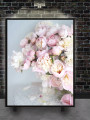 Постер на холсте &amp;quot;Нежный букет из пионов&amp;quot;