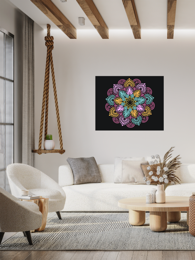 Raqamlar bo‘yicha rasm &amp;quot;Mandala nur sochmoqda&amp;quot;