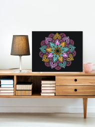 Raqamlar bo‘yicha rasm &quot;Mandala nur sochmoqda&quot;