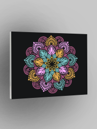 Raqamlar bo‘yicha rasm &quot;Mandala nur sochmoqda&quot;