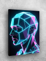 Holstga bosilgan poster &amp;quot;Neon portret&amp;quot;