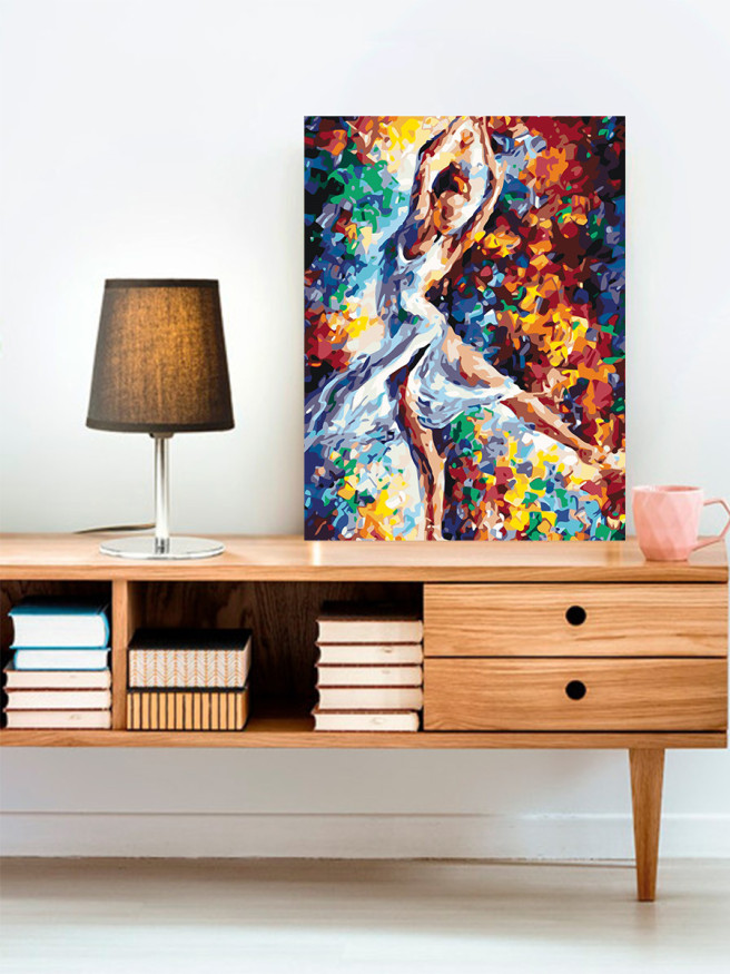 Raqamlar bo&amp;#039;yicha rasm &amp;quot;Aqlli balerina&amp;quot;