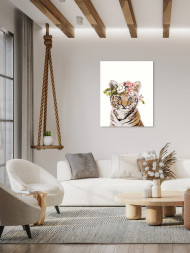 Raqamlar bo&#039;yicha rasm &quot;Yo&#039;lbars bolasi&quot;