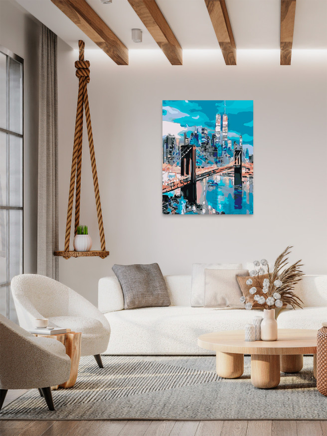 Raqamlar bo&amp;#039;yicha rasm &amp;quot;Bruklin ko&amp;#039;priki&amp;quot;