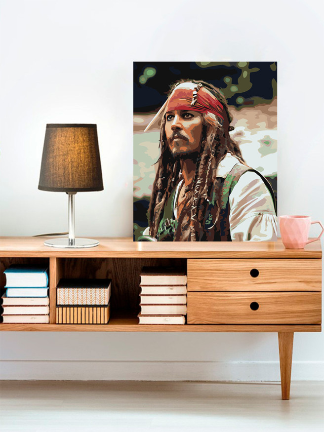 Raqamlar bo&amp;#039;yicha rasm &amp;quot;Kapitan Jek Chumchuq&amp;quot;