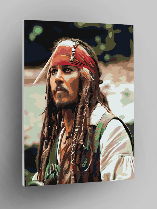 Raqamlar bo&amp;#039;yicha rasm &amp;quot;Kapitan Jek Chumchuq&amp;quot;