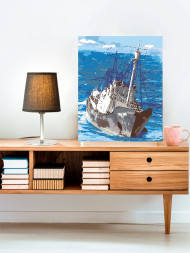 Картина по номерам &amp;quot;Корабль в море&amp;quot;