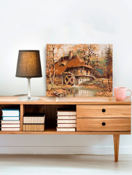 Raqamlar bo&#039;yicha rasm &quot;O&#039;rmondagi uy&quot;