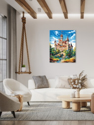 Raqamlar bo&#039;yicha rasm &quot;Ulug&#039;vor qal&#039;a&quot;