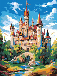 Raqamlar bo&#039;yicha rasm &quot;Ulug&#039;vor qal&#039;a&quot;