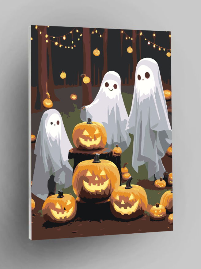 Raqamlar bo&amp;#039;yicha rasm &amp;quot;Qovoqlar va arvohlar&amp;quot;