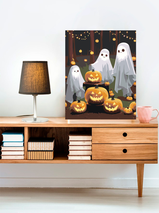 Raqamlar bo&amp;#039;yicha rasm &amp;quot;Qovoqlar va arvohlar&amp;quot;