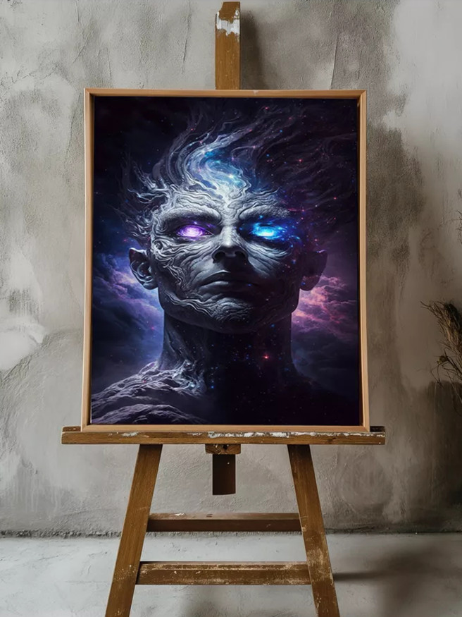 Постер на холсте &amp;quot;Хранитель галактических миров&amp;quot;