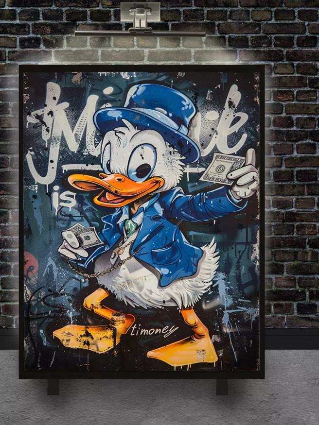 Holstga bosilgan poster &amp;quot;Boy Skruj Makdak&amp;quot;