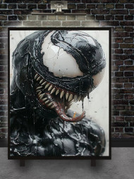 Holstga bosilgan poster &quot;G‘azabli Venom&quot;