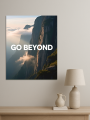 Постер на холсте &amp;quot;GO BEYOND&amp;quot;