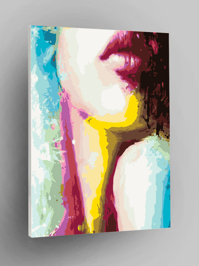 Raqamlar bo&amp;#039;yicha rasm &amp;quot;Yorqin uslubdagi qiz&amp;quot;