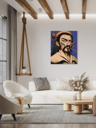 Картина по номерам &amp;quot;Мужчина с голубыми глазами&amp;quot;