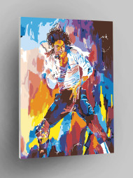 Raqamlar bo'yicha rasm "Michael Jackson"