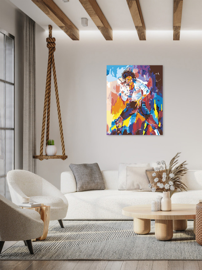 Картина по номерам &amp;quot;Майкл Джексон&amp;quot;