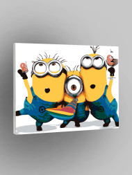 Raqamlar bo'yicha rasm "Minyonlar"