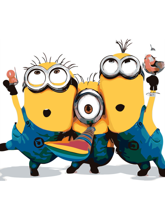 Raqamlar bo&amp;#039;yicha rasm &amp;quot;Minyonlar&amp;quot;