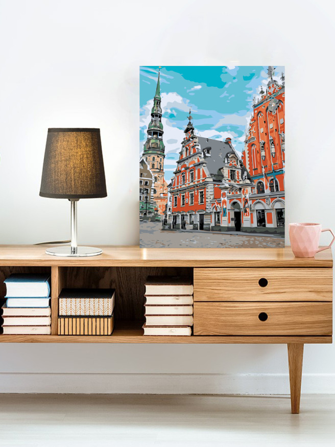 Картина по номерам &amp;quot;Пейзаж города&amp;quot;