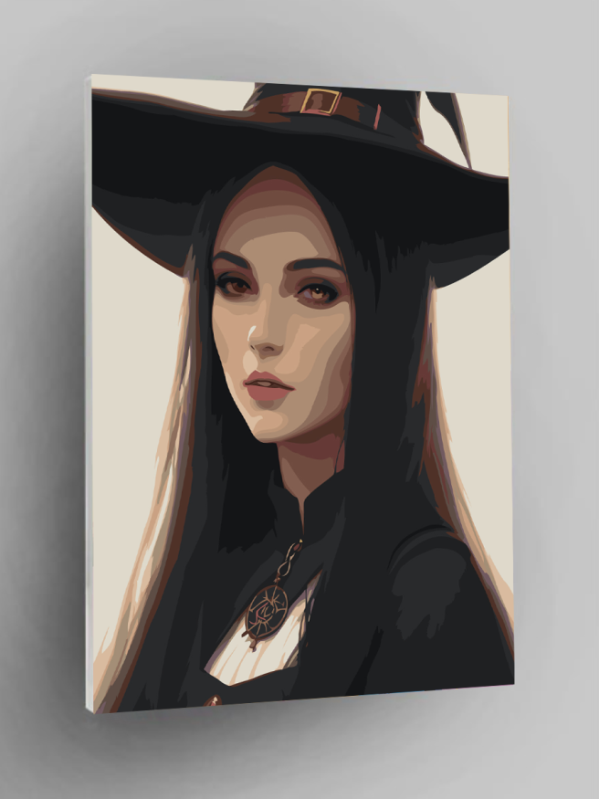 Картина по номерам &amp;quot;Юная ведьма&amp;quot;