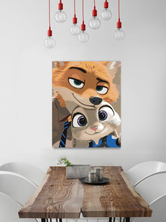 Raqamlar bo&amp;#039;yicha rasm &amp;quot;Zveropolis&amp;quot;