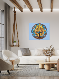 Raqamlar bo‘yicha rasm &quot;Hayot daraxti&quot;