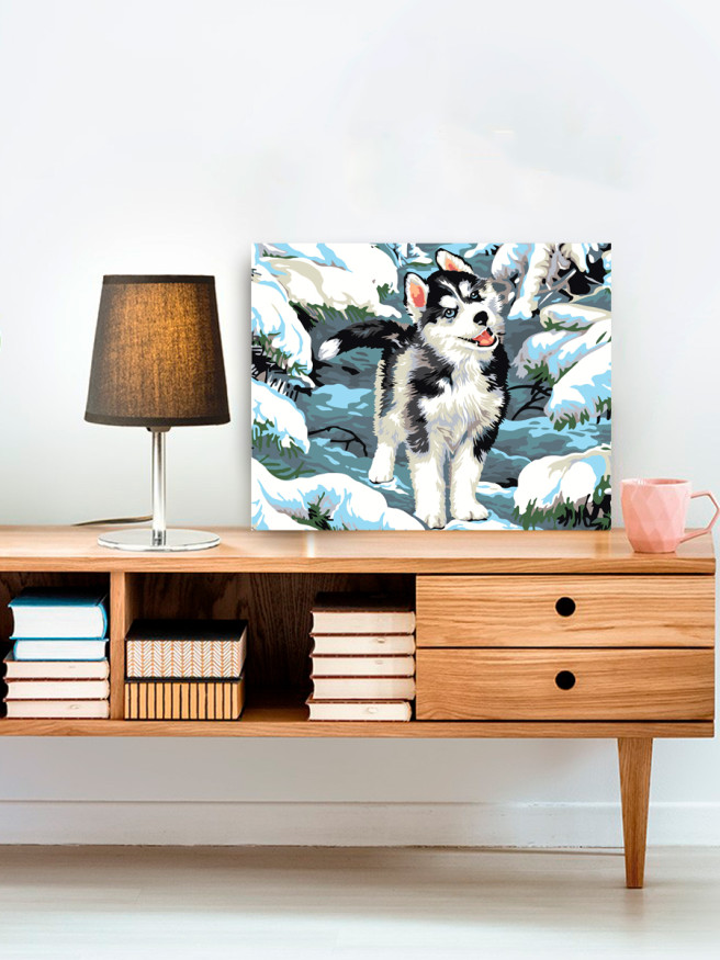 Картина по номерам &amp;quot;Сибирский хаски&amp;quot;