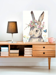 Картина по номерам "Милый зайка"