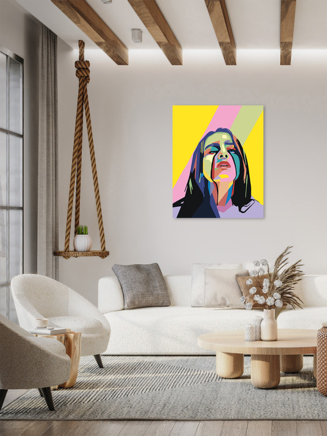 Картина по номерам &amp;quot;Чувственная девушка&amp;quot;