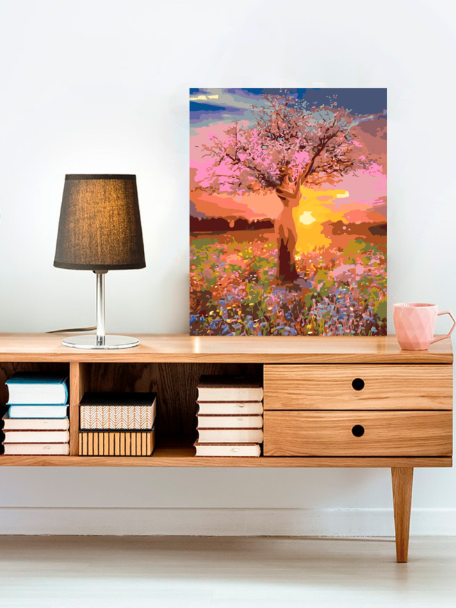 Raqamlar bo&amp;#039;yicha rasm &amp;quot;Yolg&amp;#039;iz daraxt&amp;quot;