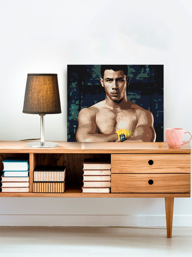 Raqamlar bo&amp;#039;yicha rasm &amp;quot;Nik Jonas&amp;quot;