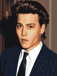 Картина по номерам &amp;quot;Джонни Депп&amp;quot;