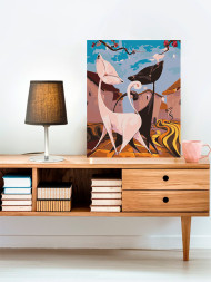 Картина по номерам &amp;quot;Пара котиков&amp;quot;