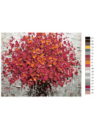 Картина по номерам "Букет цветов"