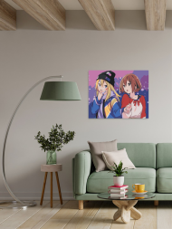 Raqamlar bo'yicha rasm "Ikki anime qizlar"