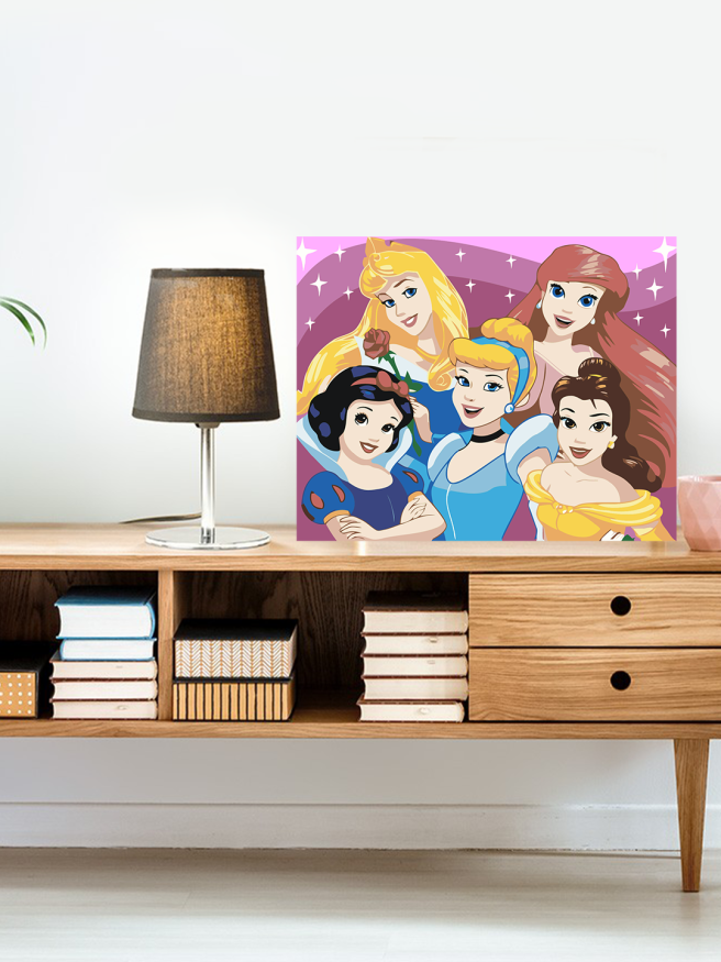 Raqamlar bo&amp;#039;yicha rasm &amp;quot;Disney malikalar&amp;quot;