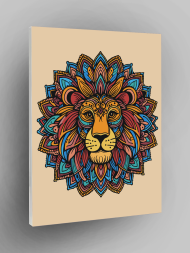 Raqamlar bo‘yicha rasm &quot;Mandala shohi&quot;