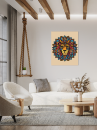 Raqamlar bo‘yicha rasm &quot;Mandala shohi&quot;