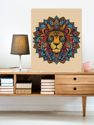 Raqamlar bo‘yicha rasm &quot;Mandala shohi&quot;