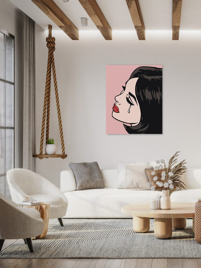 Raqamlar bo&amp;#039;yicha rasm &amp;quot;Qizning ko&amp;#039;z yoshlari&amp;quot;